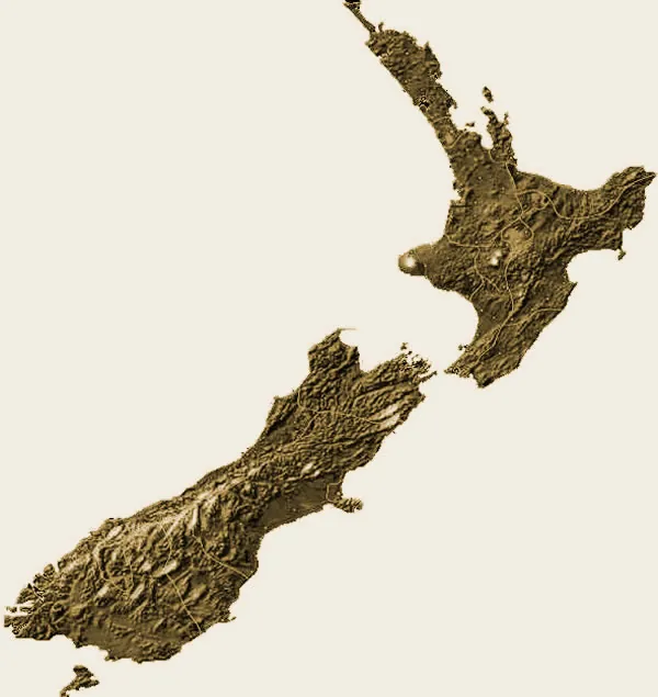 travel map nz